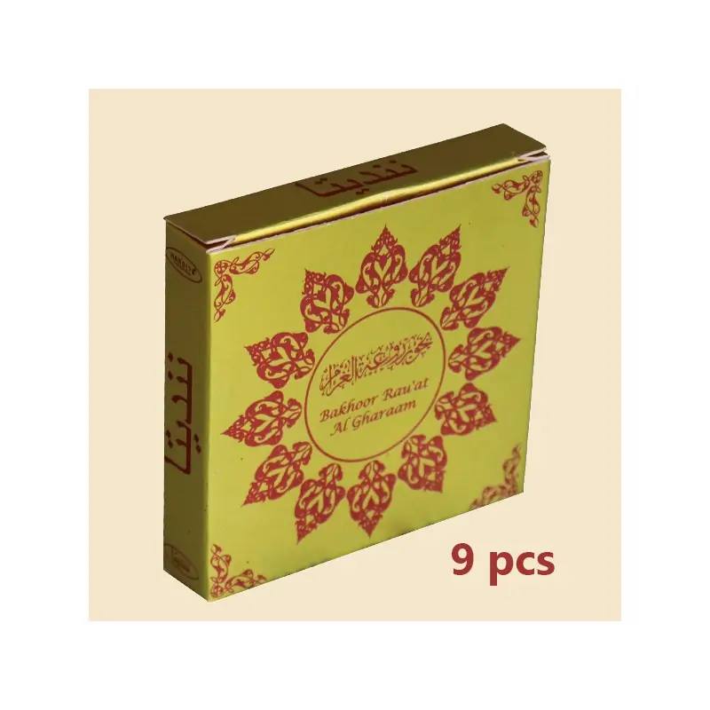 Bakhoor Rau'at Al Gharaam 9 Pcs